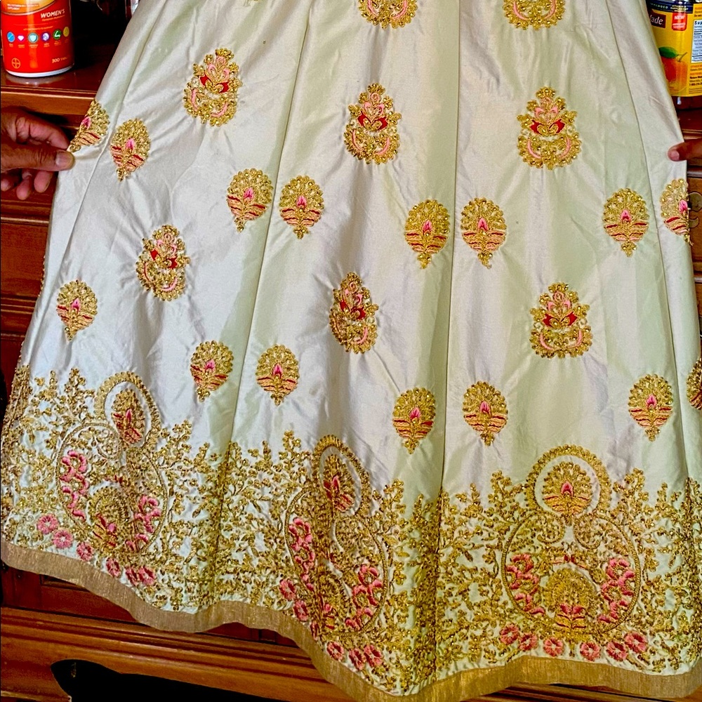 Indian silk gown dress